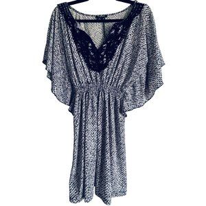 My Michelle Black and White Mini Dress